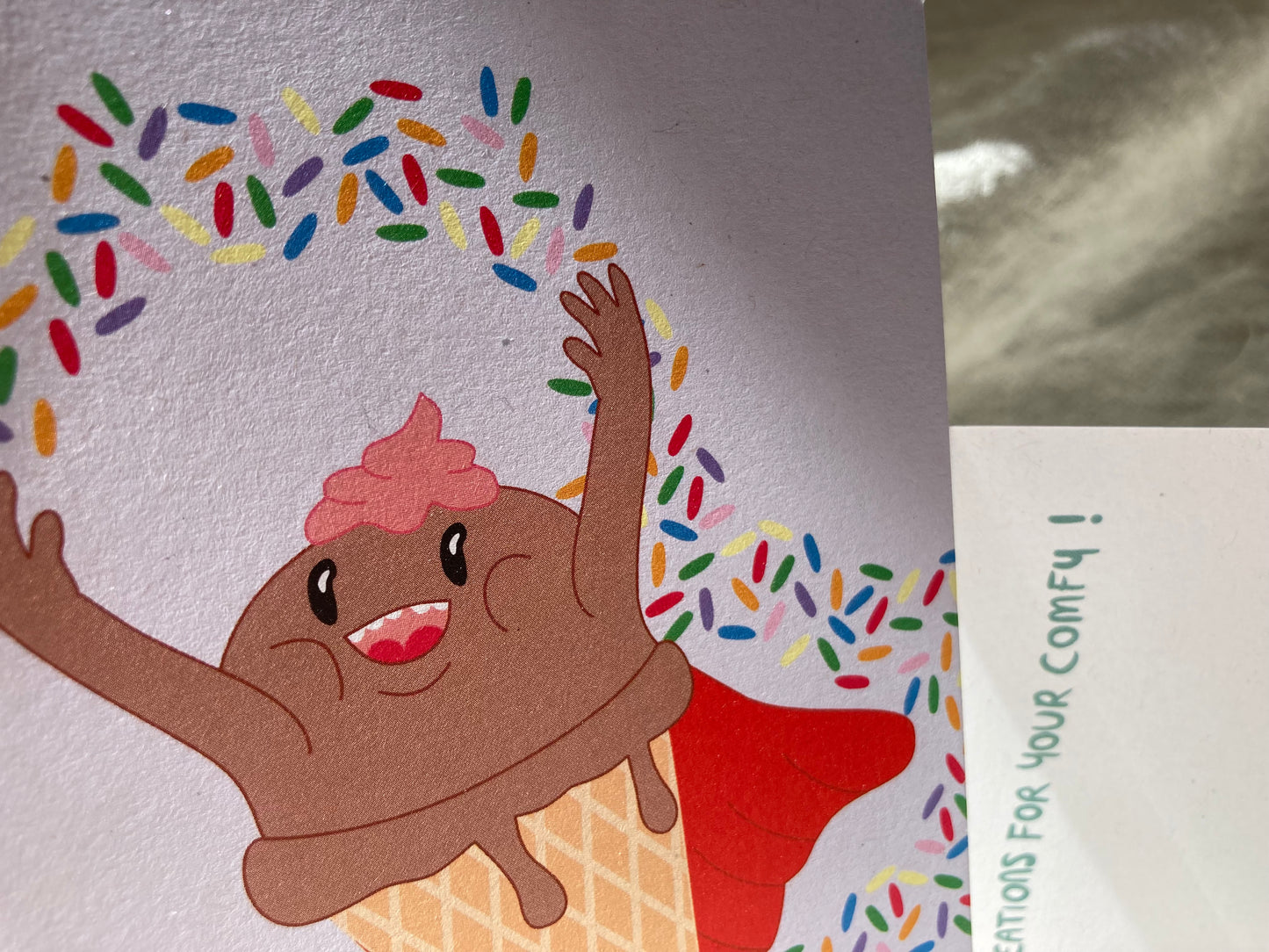 Eisheld:in Postkarte
