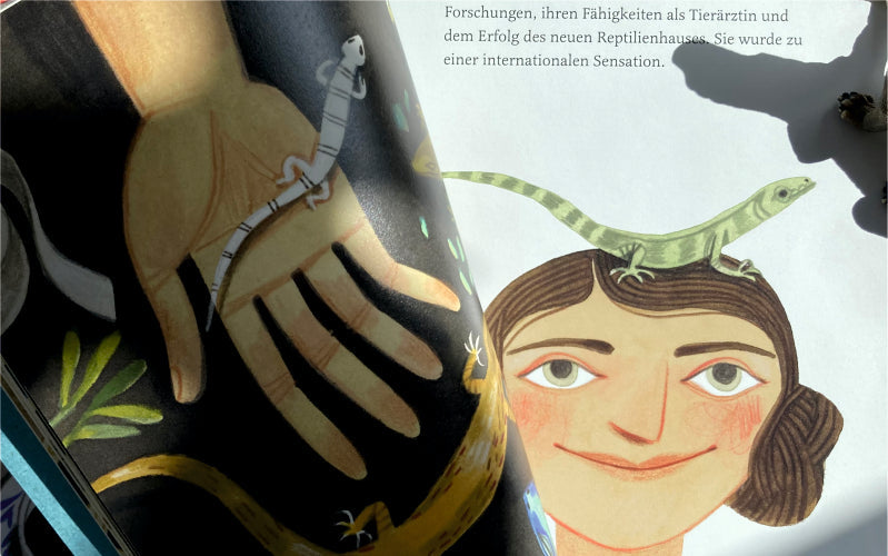 Portrait-Illustration von Joan Procter von like joan