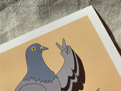 Postkarte Peace Taube