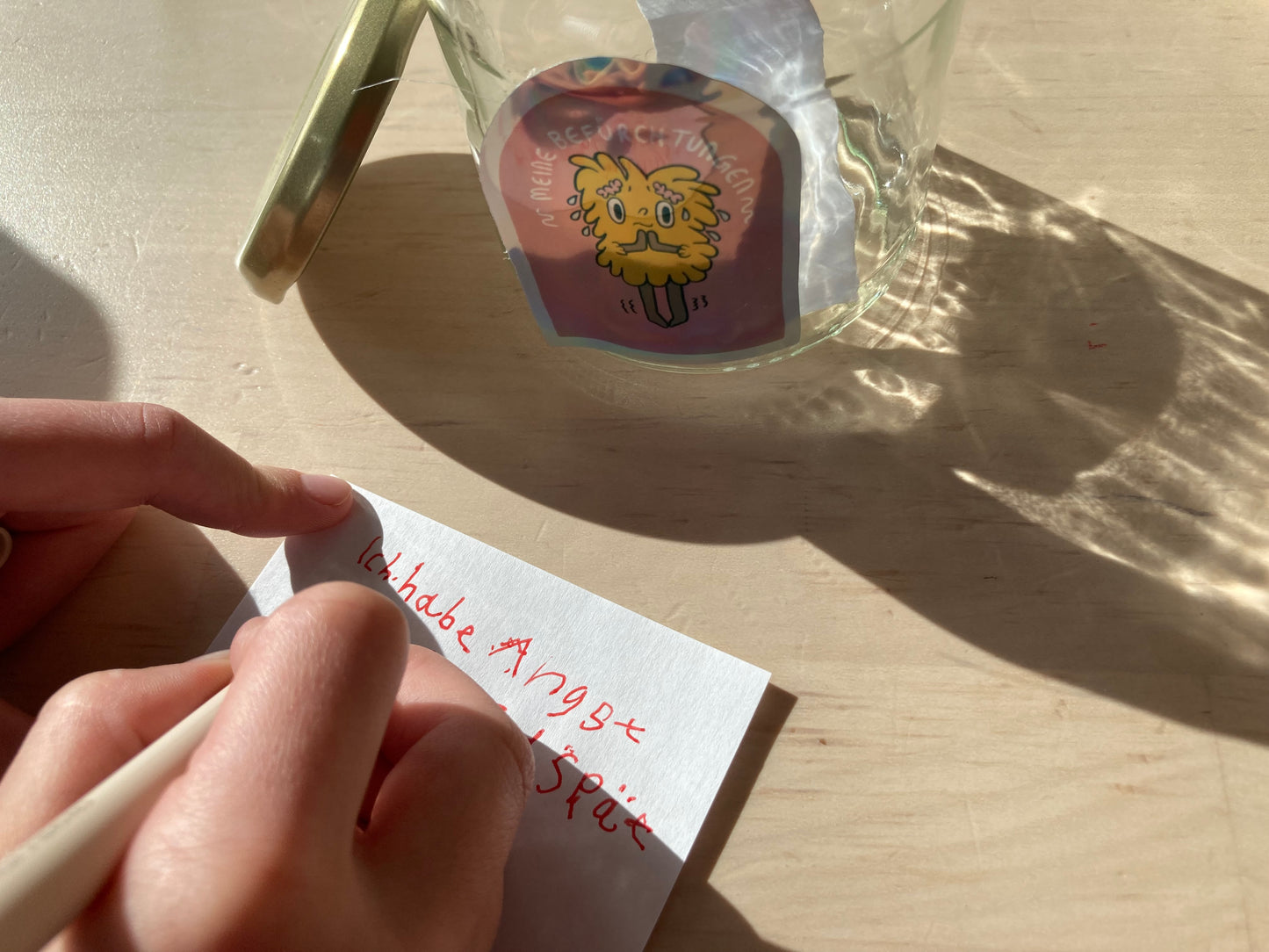 Sticker Set Befürchtungen und Erleichterungen