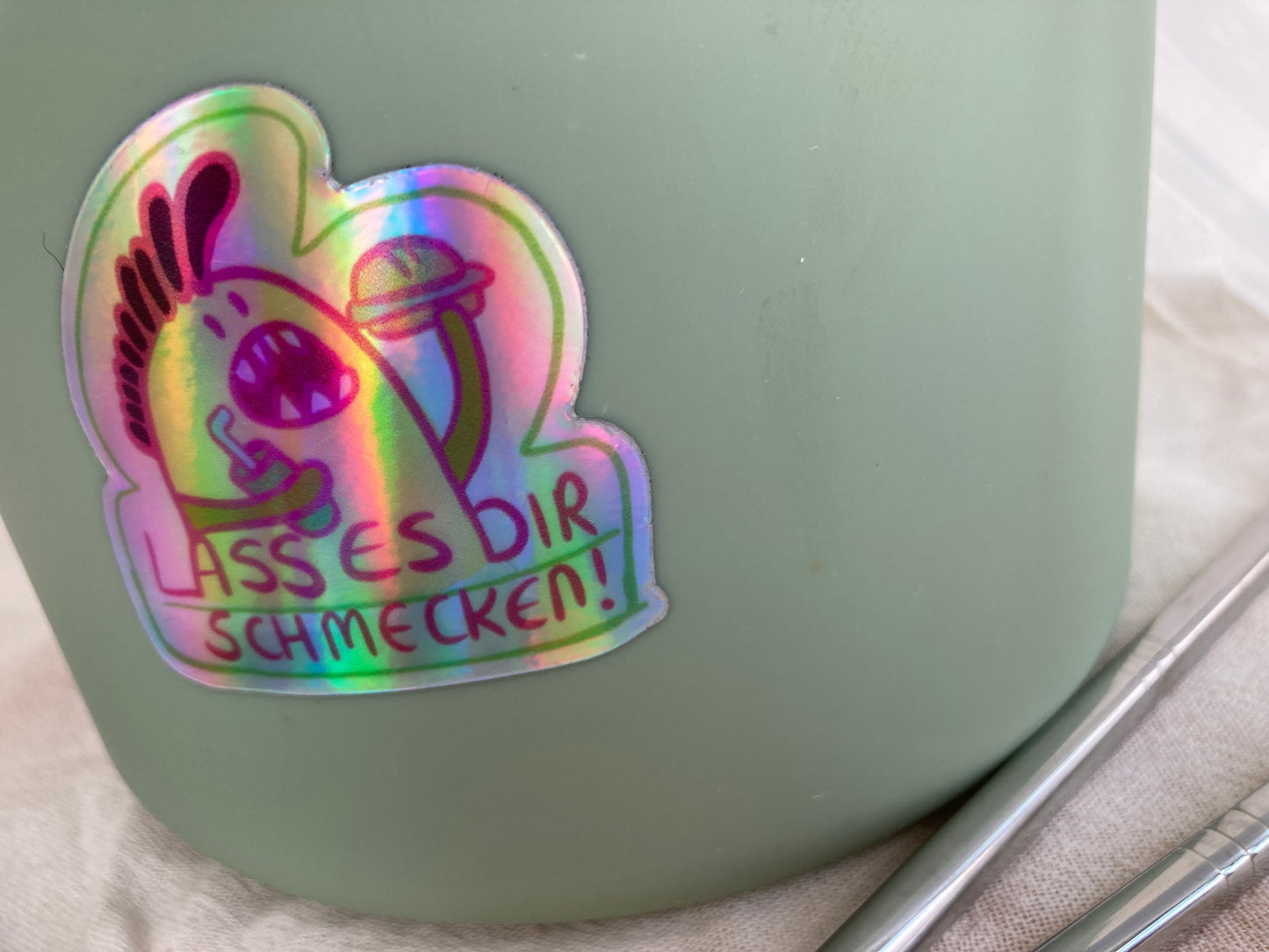 Lass es dir schmecken Sticker