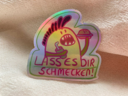 Lass es dir schmecken Sticker
