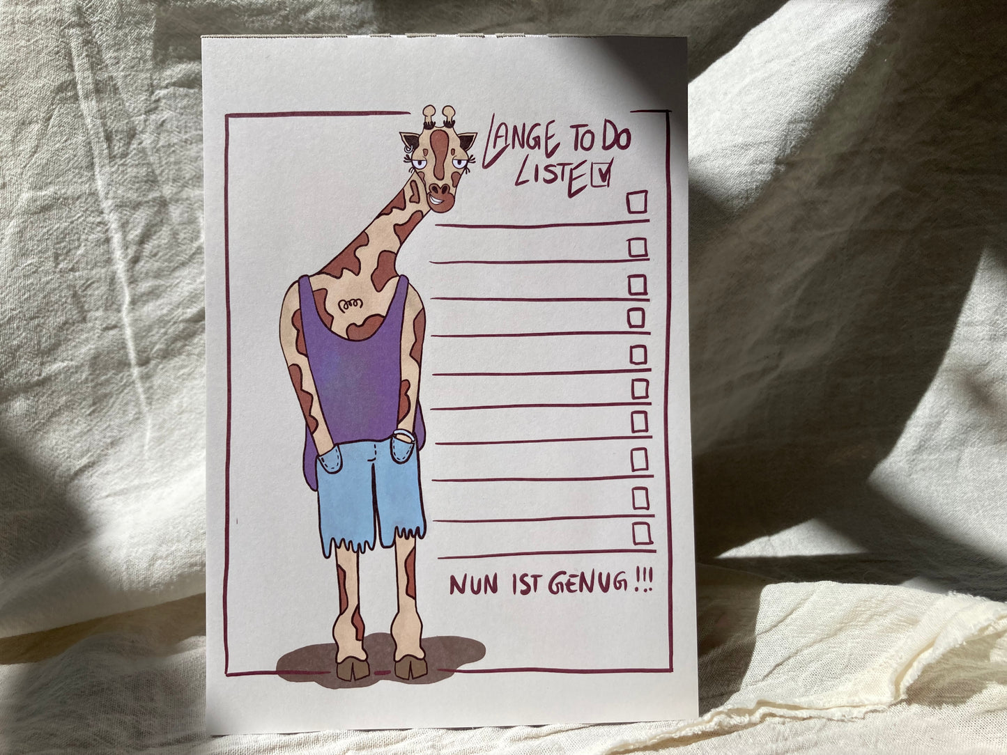 Giraffen To Do Listen Block