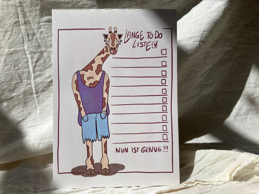 Giraffen To Do Listen Block