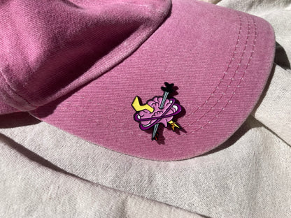 Migräne Awareness Pin