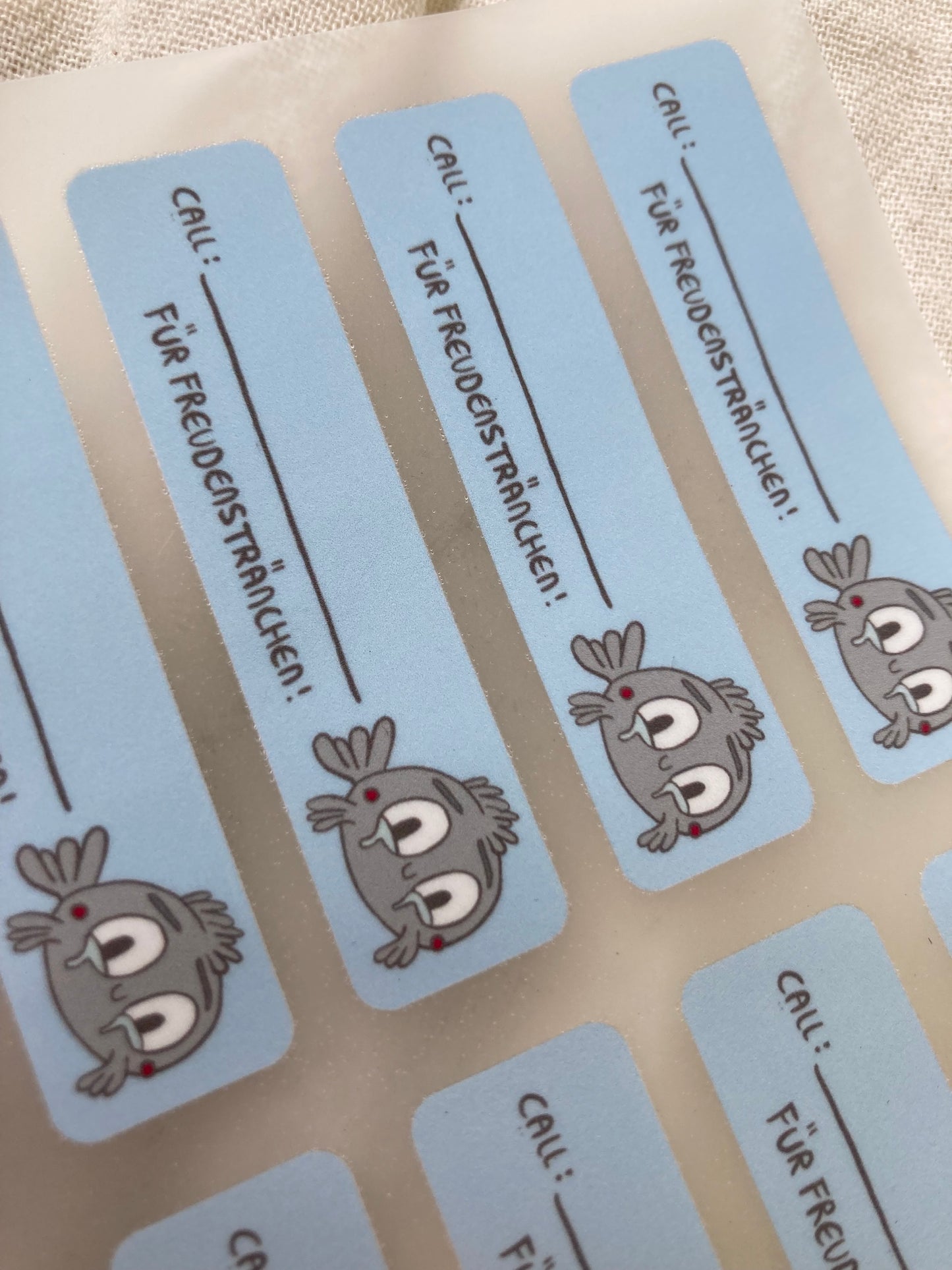 Fisch Sticker und Bügelfolien Set