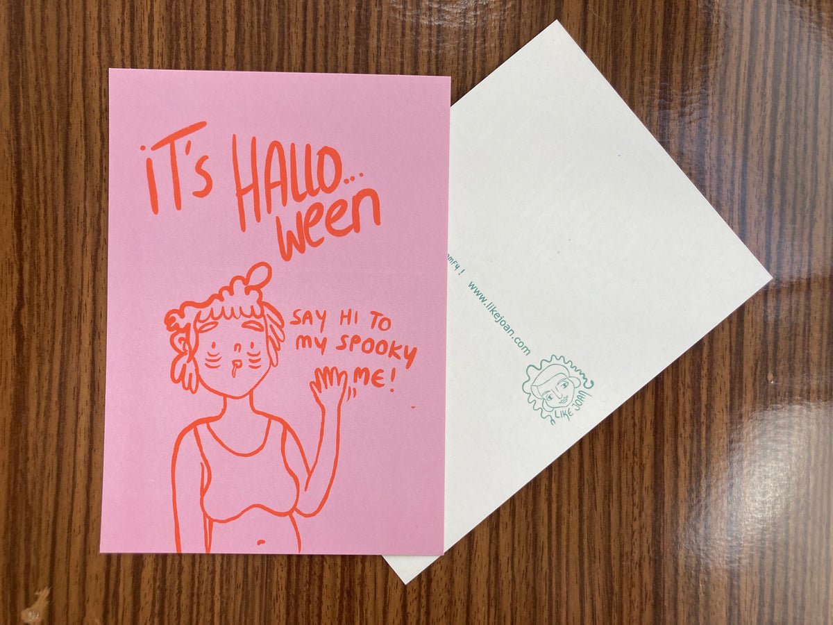 Halloween Postkarte