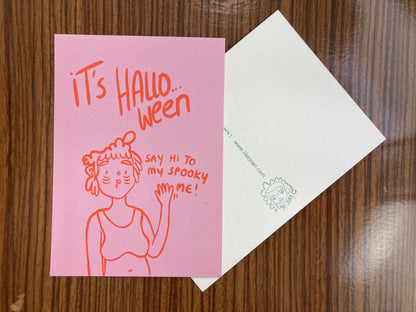 Halloween Postkarte