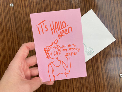Halloween Postkarte