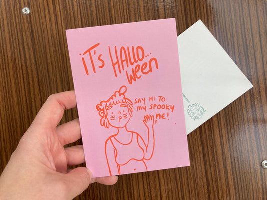 Halloween Postkarte